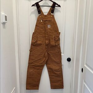Carhartt Tan Cotton Overalls